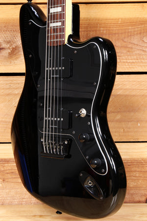 FENDER SQUIER JAZZMASTER Vintage Modified BARITONE Guitar Black Finish 46896
