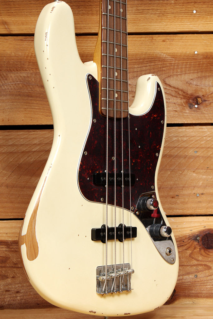 Fender 60s Road Worn Jazz Bass Olympic White 60th Anni 2020 Stackpole! 00267