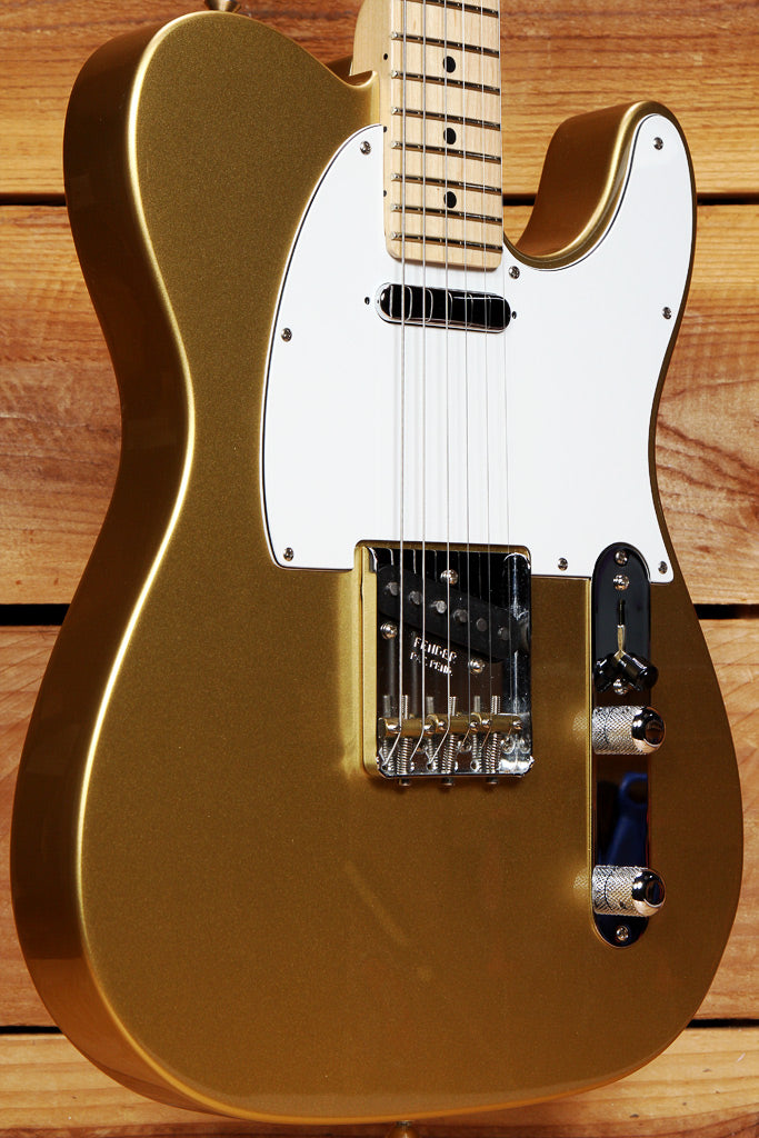 Fender 2017 American Special Telecaster Aztec Gold Matching Headstock + Case & Papers 75888