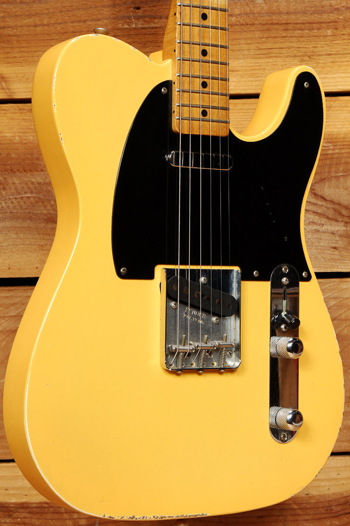Fender 2018 ROAD WORN 50s Telecaster Butterscotch Blonde Tele Relic 6 lbs 02640