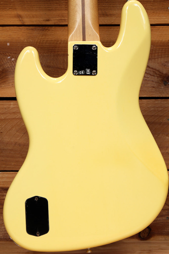 Fender Deluxe Active Jazz Bass V 5-String Noiseless PU Vintage White MIM 73531