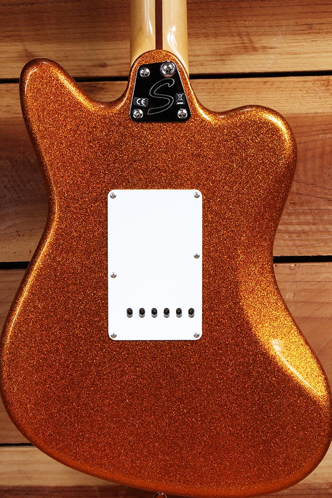 FENDER PAWN SHOP SUPER-SONIC 2013 Sunfire Orange Flake Offset Guitar HH 2022
