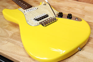 FENDER CYCLONE MIM Graffiti Yellow!! 2002 Atomic Humbucker PU Guitar 21099