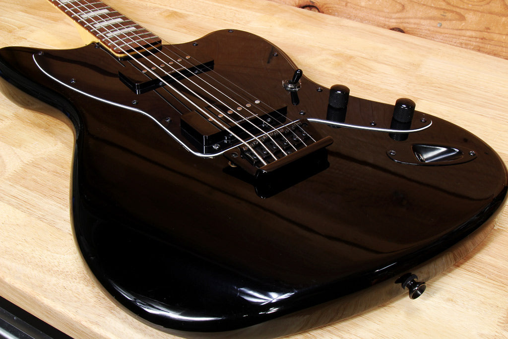 FENDER SQUIER JAZZMASTER Vintage Modified BARITONE Guitar Black Finish 46544