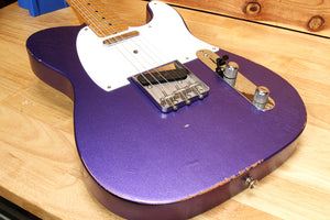 FENDER 50s ROAD WORN TELECASTER FSR 2019 Relic Purple Tele Electric Guitar 64424