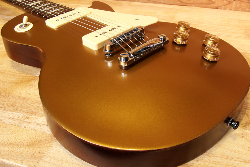 GIBSON 2013 LES PAUL 50s TRIBUTE P90 Goldtop Special Stained Back Grovers 31540