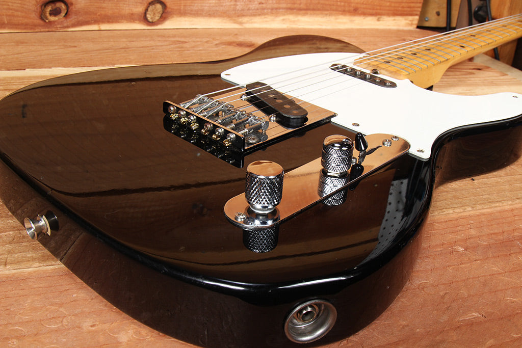 FENDER 1984 TELECASTER MIJ RARE Toploader! Black Tele Relic Made in Ja ...