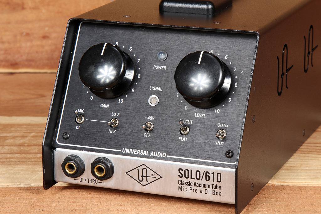 Ua610 UNIVERSAL AUDIO UA SOLO 610 Tube Pre Great Condition Mono Mic Preamp D ...