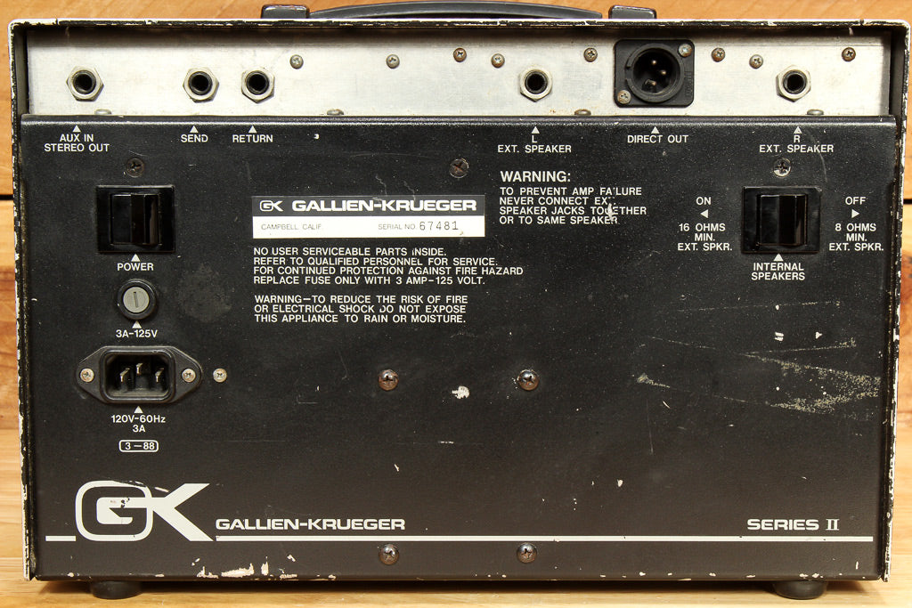 Gallien-Krueger 250ML Vintage 80s Small Lunchbox Amp GK 250 ML Series II 67481