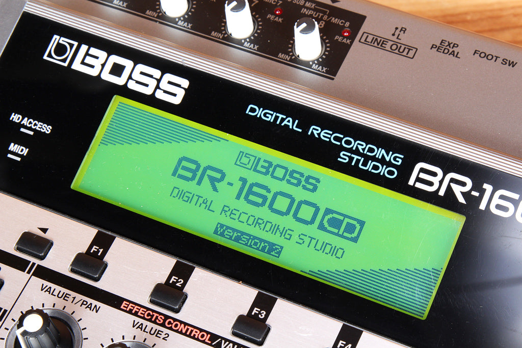 BOSS BR-1600 Portable 16-Track Digital HD Recorder V2 Clean! BR-1600CD 92319