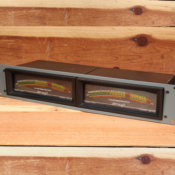 Dorrough Model 40-A2 Stereo Audio Level Meter Racked Loudness Monitor VU Meter