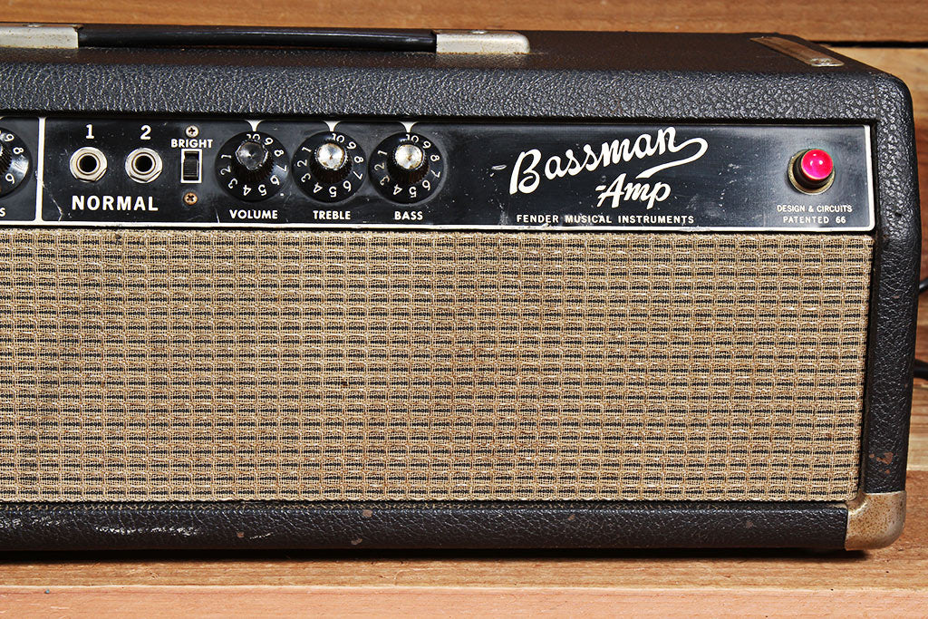 FENDER BASSMAN 1967 Blackface Amp Head One Owner NICE! 60s Amplifier AB165