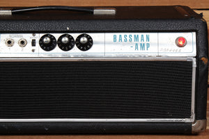 FENDER BASSMAN 1967-68 Drip Edge "Blackline" Head Master Volume 60s Amp AB165