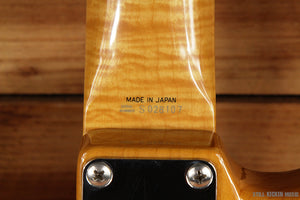 FENDER MIJ FOTO FLAME STRATOCASTER Amber Japan Quality Strat 8107