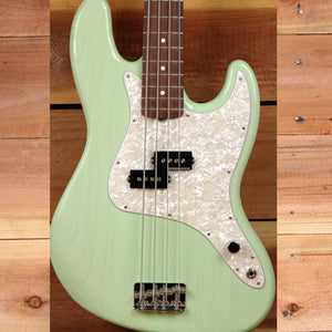 Fender Mark Hoppus Precision P-Bass MINT! Transparent Surf Green Jazz 3819
