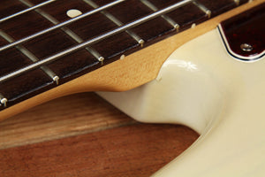 FENDER MARK HOPPUS w/ USA P-BASS Precision NECK! Mint White Blonde Jazz 6248