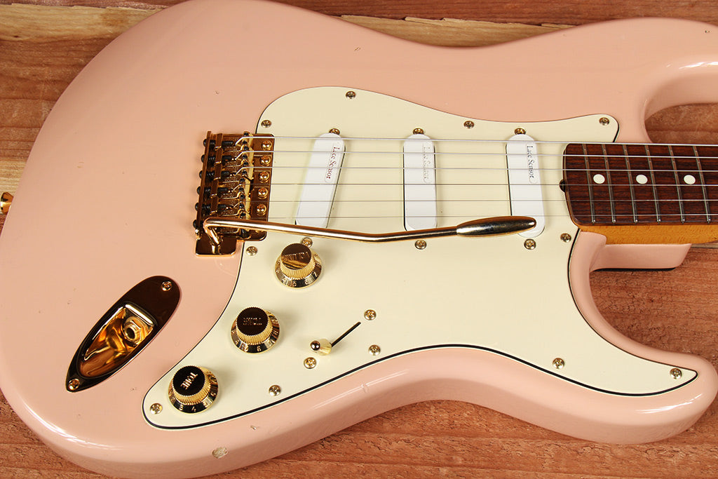 FENDER CLASSIC 60s STRATOCASTER MIJ Shell Pink 1996 Strat Japan Lace PU 6634