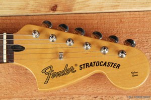 FENDER 2002 TOM DELONGE STRATOCASTER DAPHNE BLUE Killer Strat Guitar! 3729