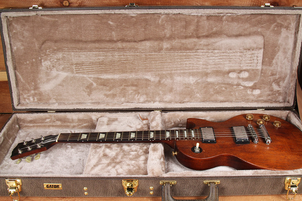 GATOR Worn Brown Hard Shell Case Gibson Les Paul Fender Stratocaster Telecaster