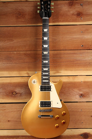 2016 GIBSON LES PAUL 50s TRIBUTE T GOLDTOP Gold Top Worn Satin Relic + Gift 2437