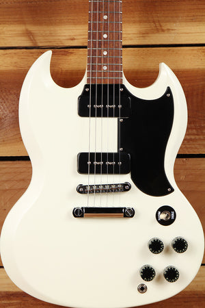 GIBSON SG SPECIAL 60s TRIBUTE Limited Run 2012 Dual P90 PU Satin Worn White + Bag 0637