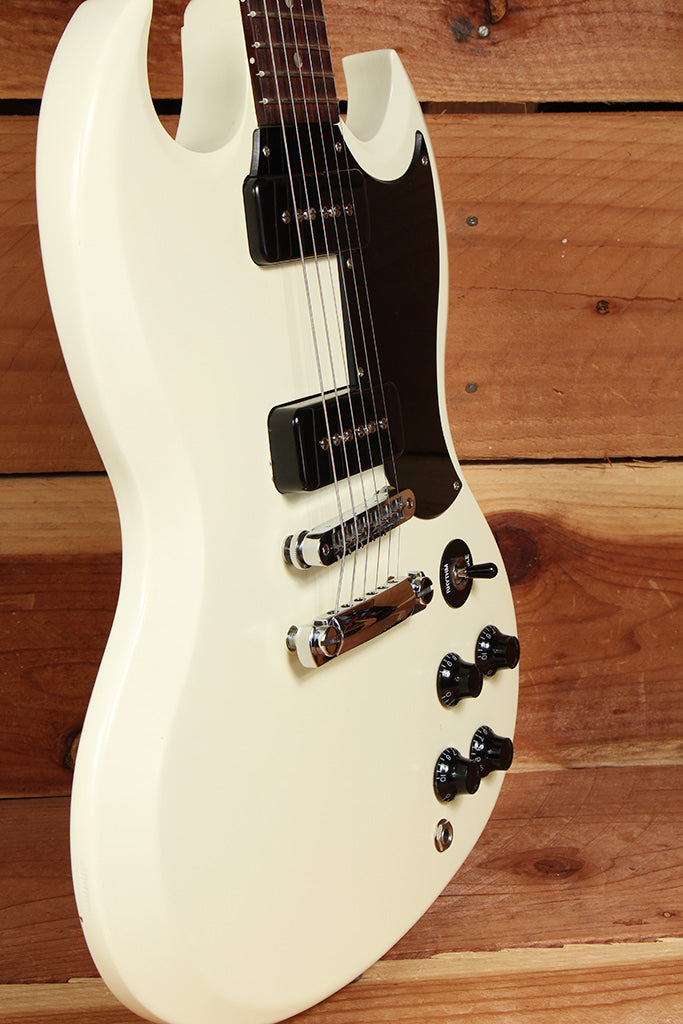 GIBSON SG SPECIAL 60s TRIBUTE Limited Run 2011 Dual P90 PU Satin Worn White 0429