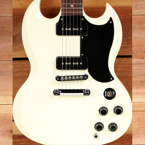 GIBSON SG SPECIAL 60s TRIBUTE Limited Run 2011 Dual P90 PU Satin Worn White 0429
