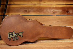GIBSON USA LES PAUL G&G HARD SHELL Guitar CASE Brown Factory TKL Pink Fur Clean!
