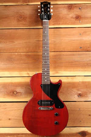 GIBSON LES PAUL JUNIOR Jr Dog Ear P90 PU Faded Worn Cherry Clean Guitar! 0635