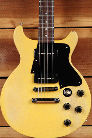 GIBSON LES PAUL SPECIAL Double Cutaway Cut TV Yellow Faded Worn Relic P90 3683