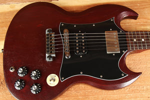 gibson sg faded worn brown satin relic special