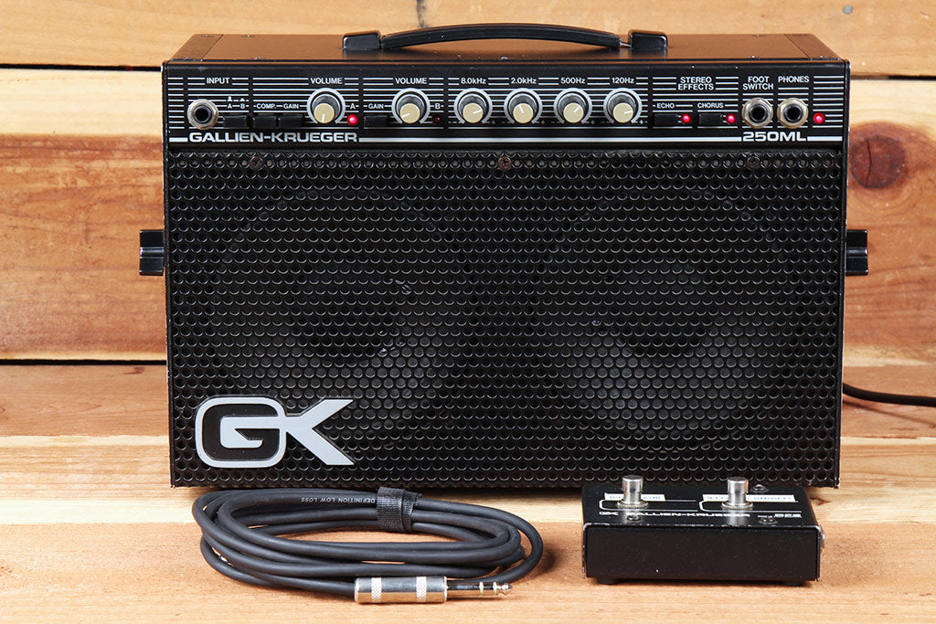 GALLIEN-KRUEGER Vintage 250ML Clean w/ Footswitch Cable & Manual GK 250 ML 8867