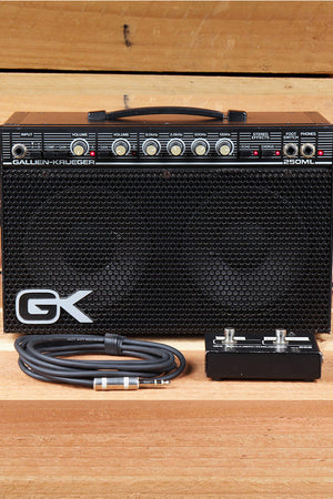 GALLIEN-KRUEGER Vintage 250ML Clean w/ Footswitch Cable & Manual GK 250 ML 8867