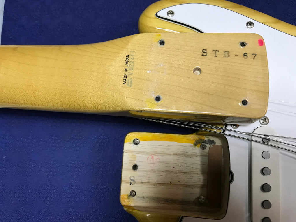 FENDER MIJ '67 Stratocaster Rare 1996 Natural STB-67 Japan Strat + OHSC 22417