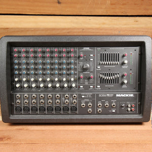 MACKIE 808M 1200W Powered PA Mixer Board -- Very Clean! 808 M 0632