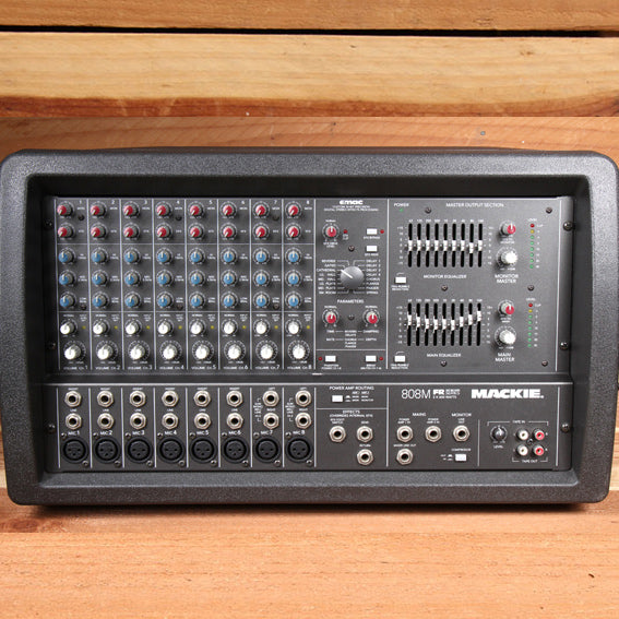 MACKIE 808M 1200W Powered PA Mixer Board -- Very Clean! 808 M 1572