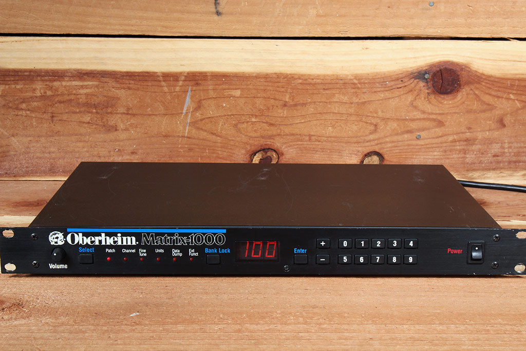 Oberheim Rack OBERHEIM Matrix 1000 Vintage 80s Analog MIDI Rack Synthesizer FREE USA ...
