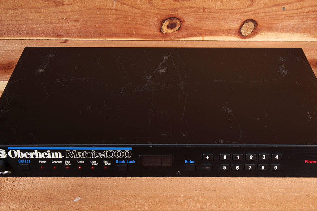 Oberheim Rack OBERHEIM Matrix 1000 Vintage 80s Analog MIDI Rack Synthesizer FREE USA ...