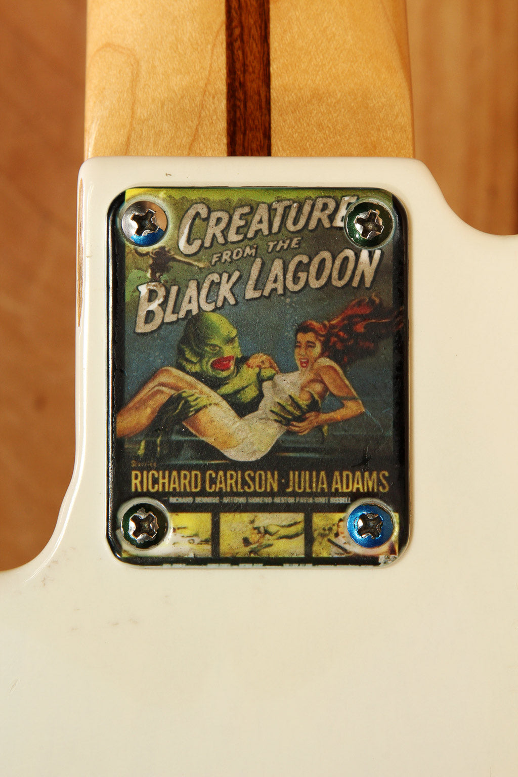 Fender Mike Dirnt Road Worn Precision Bass White Blonde P Upgrades 14972