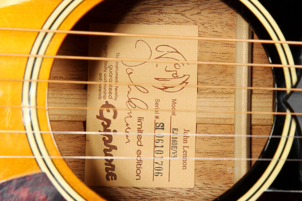 Epiphone EJ-160E John Lennon Signature Acoustic / Electric + Hard Case 01706