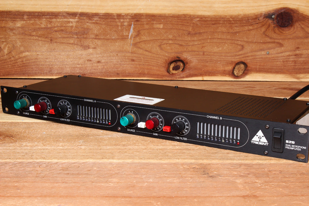 TRIDENT s20 Dual Stereo Mic Preamp s80 Console Channel Strip 00854